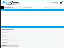 Tablet Screenshot of maxxgoods.com